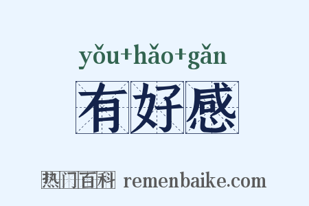 有好感是什么意思的图片